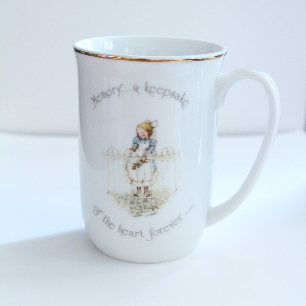 ☀️ 4/$20 Holly Hobbie Mug Blue Girl